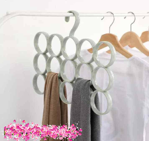 • Features Fifteen Rings To Hang Scarves, Belts, Ties, Necklaces,