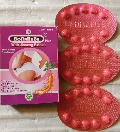 Bobaraba Plus Tablet with Jinseng Extract* helps to increase the