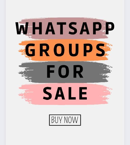 WhatsApp Group's for sale