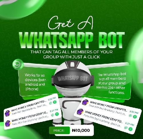 WhatsApp bot that can tag all members of your group