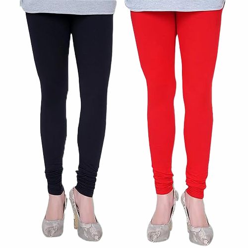 BEST QUALITY LADIES CHURIDAR LEGGINGS IN DIFFERENT COLOURS. FREE SIZE