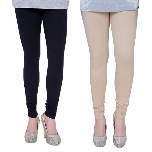 BEST QUALITY LADIES CHURIDAR LEGGINGS IN DIFFERENT COLOURS. FREE SIZE