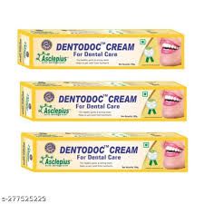 Dentodoc cream for all problems solution for dental care dental