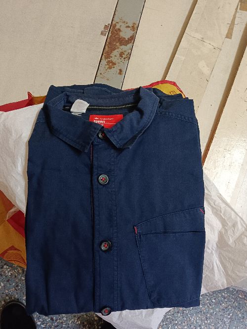 Blue shirt full sleeves