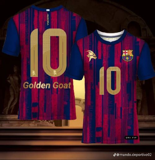 Camiseta de barcelona messi edicion especial