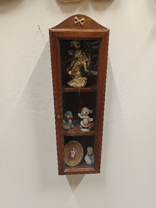 Vetrina noce con fiocco misura 54X16X8