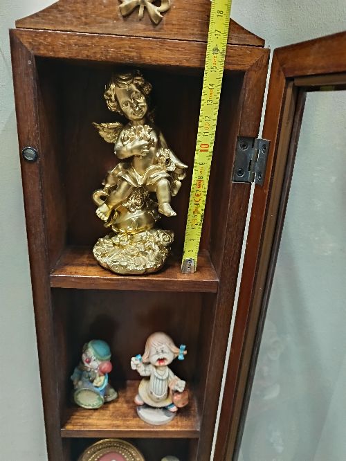 Vetrina noce con fiocco misura 54X16X8
