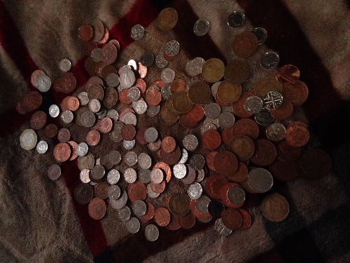 Selling old coins penny coins and queen Elizabeth coins
