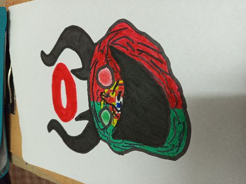 This a handmade drawing that is not easy to make.