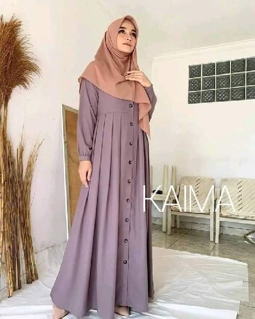 Dubai cherry borka (only borka) Fabrics dubai cherry No hijab