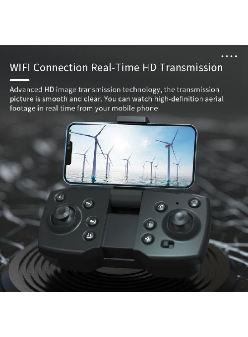 360° Dual Camera Folding Drone With Remote Controller