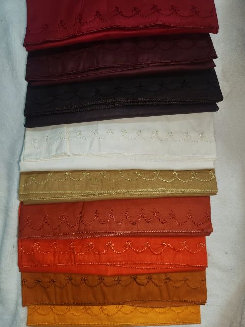 BEAUTIFULLY DESIGNED WOMEN EMBROIDERY PETICOATS IN DIFFERENT COLOURS.