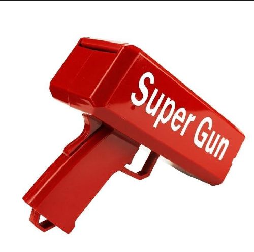 • Rain Money Gun - with 100Pcs Play Money Cash