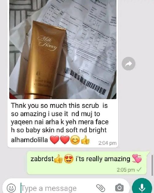 Oriflame’s Milk & Honey Gold Smoothing Sugar Scrub is a