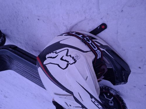 Fox v3 trooper crosshelmet ovat 365e allmost( New no falling