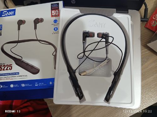 🌟 SANY BT Shine Hanging Neck Sports Earphones 🌟