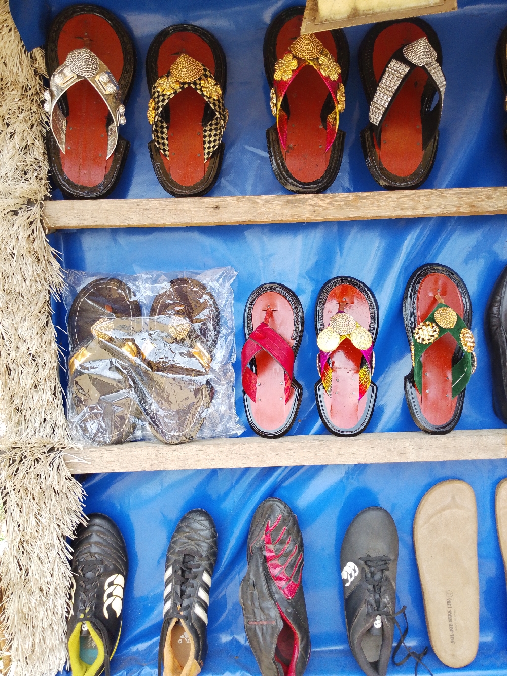 This artefacts are made in quality Way.They are Ahenema, shoes,