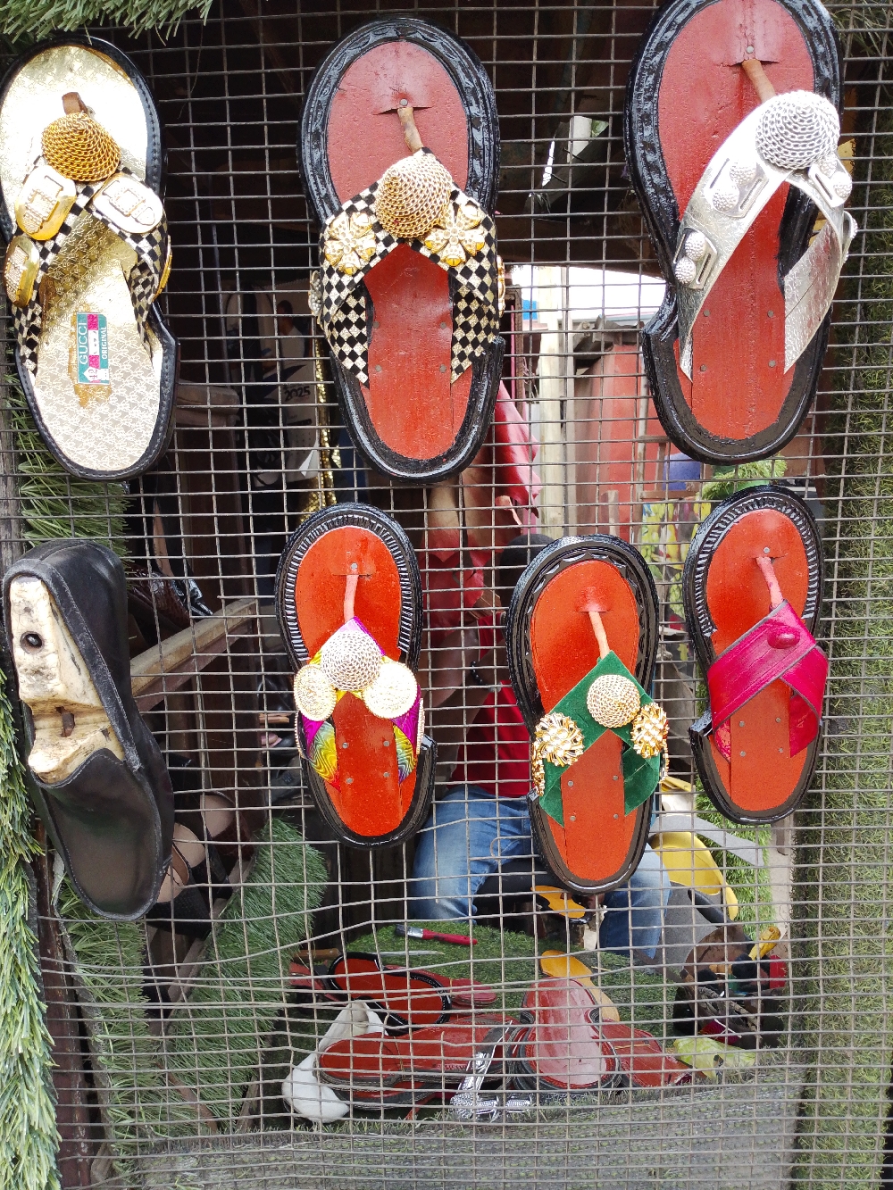 This artefacts are made in quality Way.They are Ahenema, shoes,