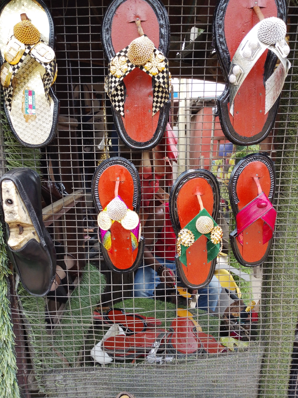 This artefacts are made in quality Way.They are Ahenema, shoes,
