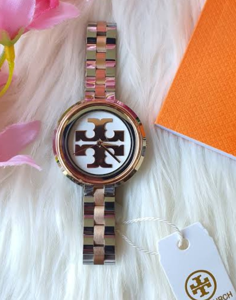 Tory burch Brand new watch latest model silver and gold