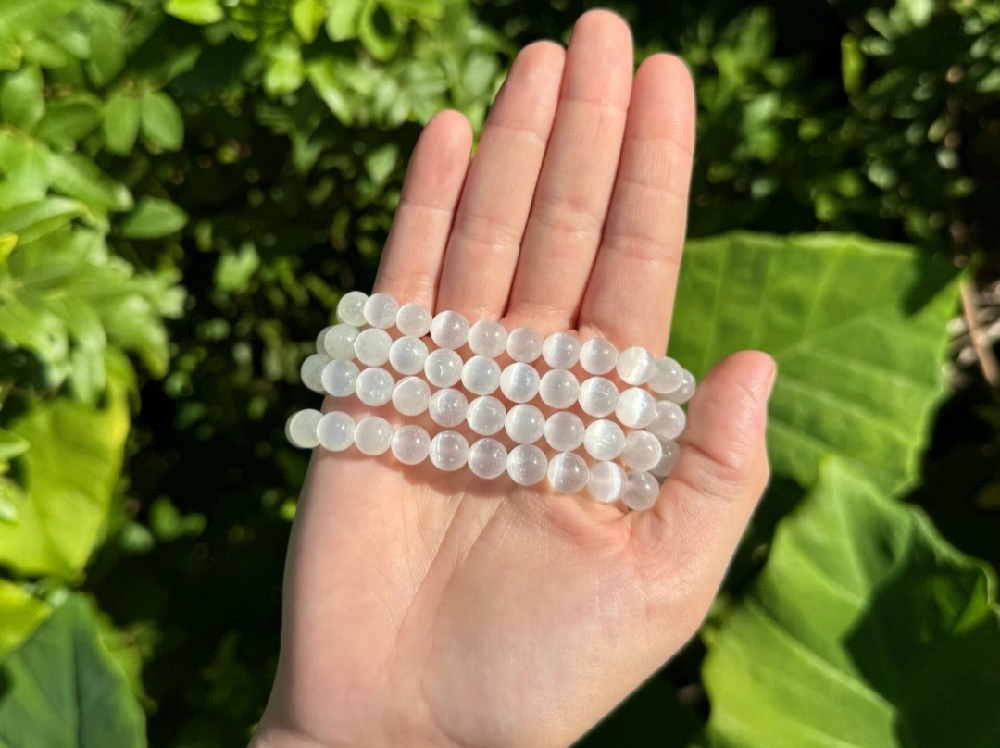 Selenite Bracelet – Cleanse, Protect & Elevate Your Energy Embrace