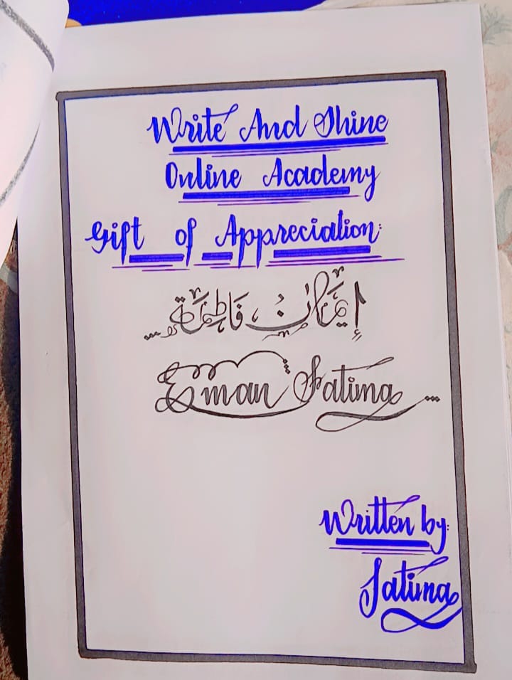 If any one want to write data in this writing