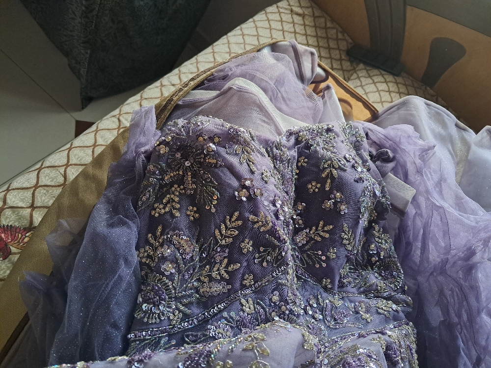 Bridal gown, new, one time wear, large size