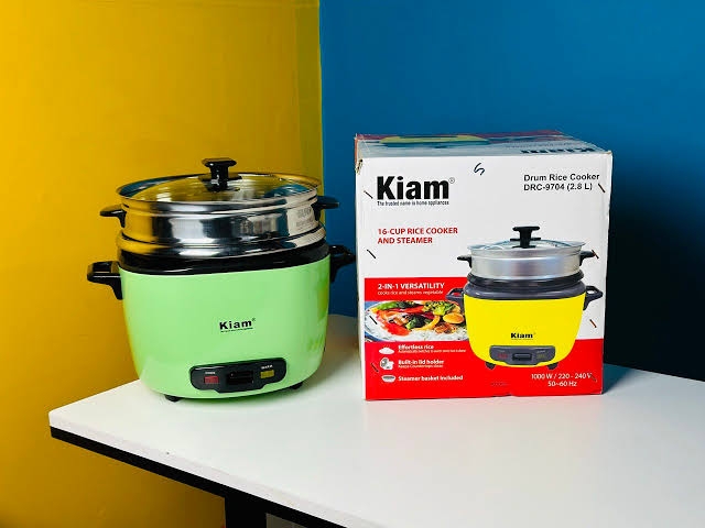 Kiam 2.8 ltr Double pot Rice Cocker DRC-9704