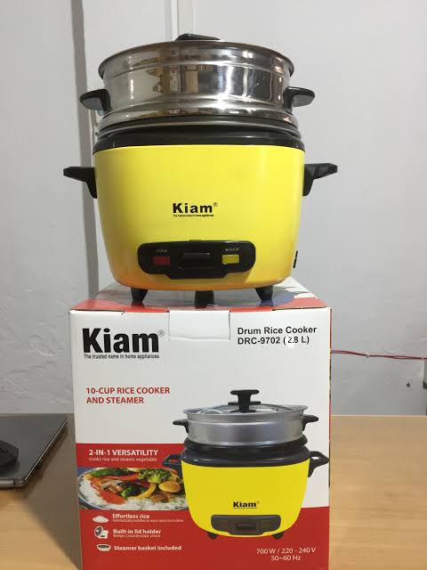 Kiam 2.8 ltr Double pot Rice Cocker DRC-9704