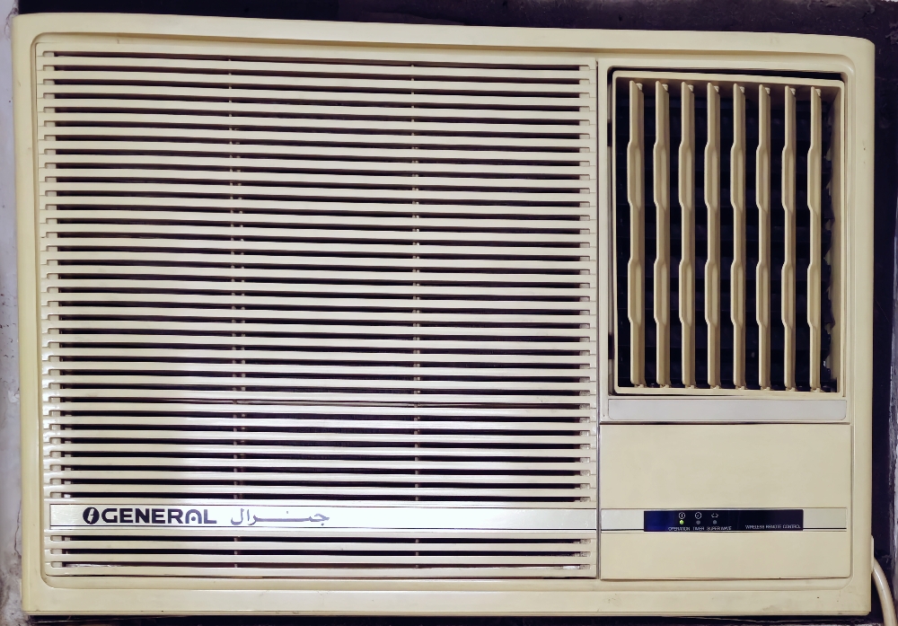 General used 1.5 ton window A/C. Very good running condition.