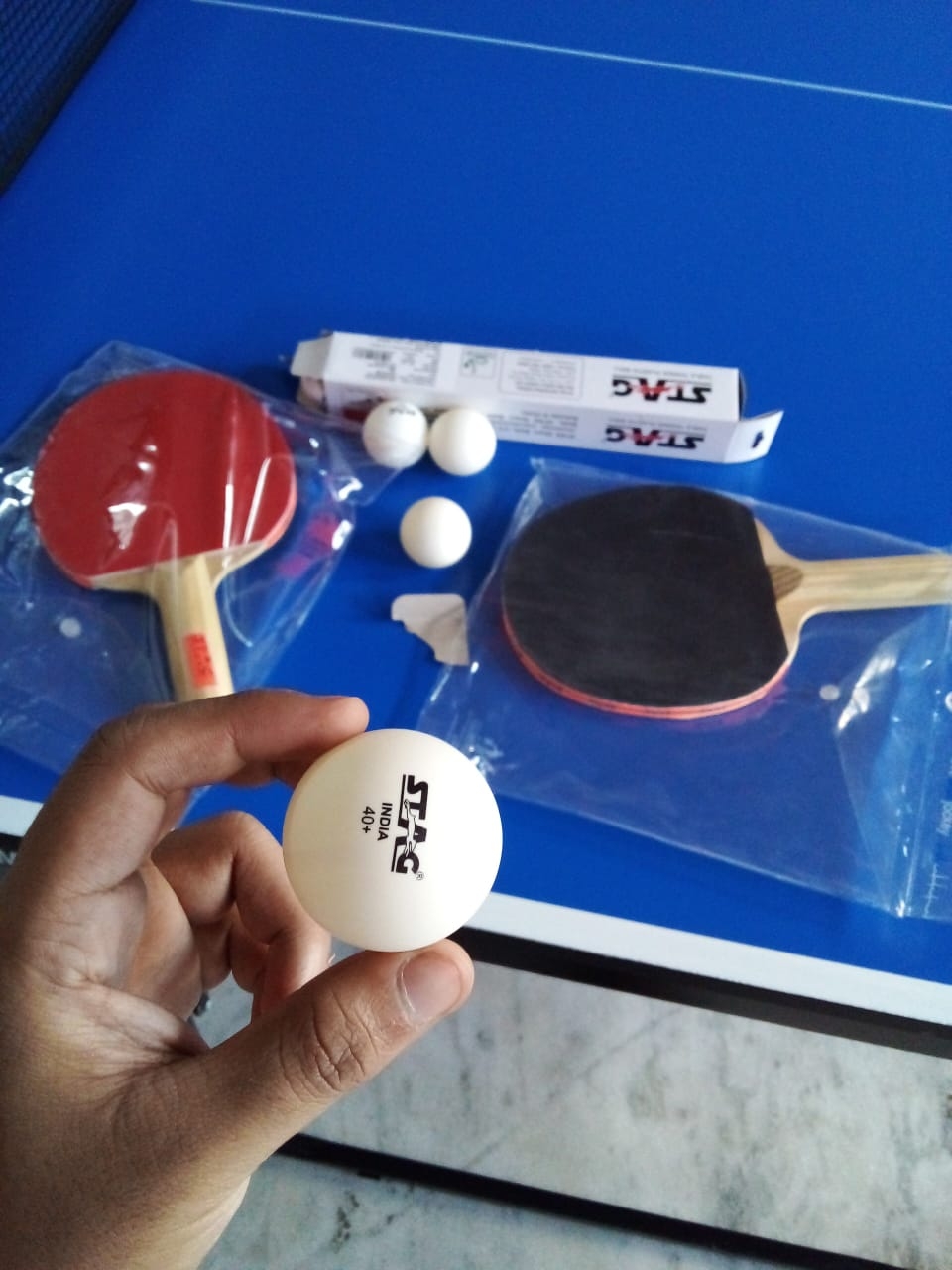 Table tennis table of stag company