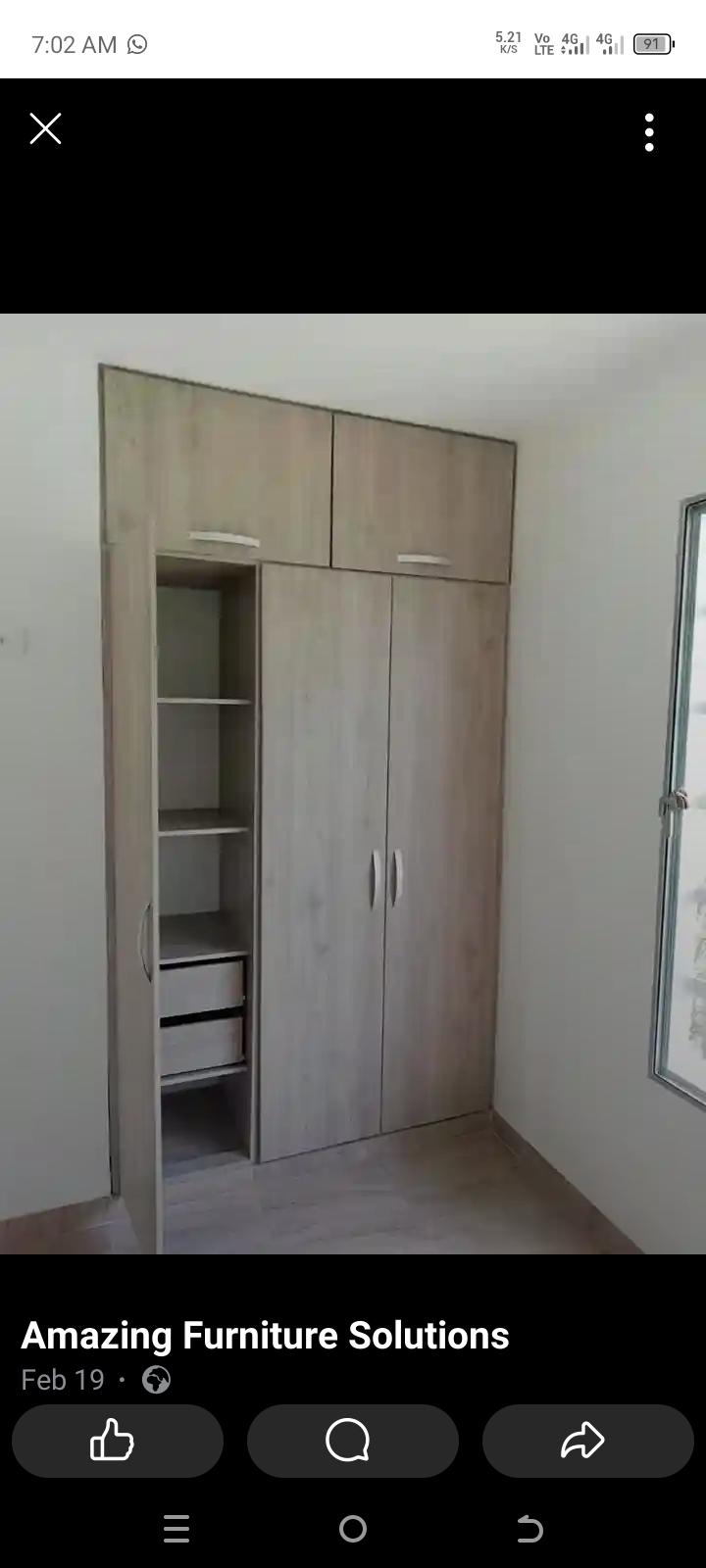 We specialize in making of different kinds of modern wardrobes