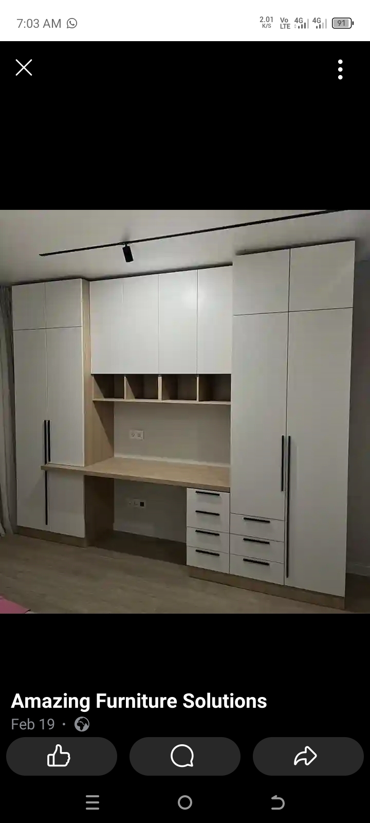 We specialize in making of different kinds of modern wardrobes