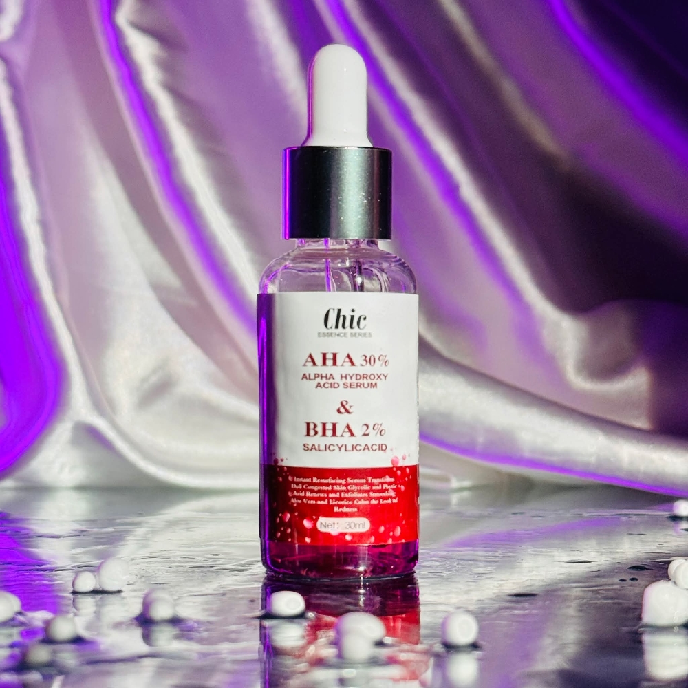 CHIC AHA BHA SERUM (30ML) MADE IN CHINA 🇨🇳 🥀