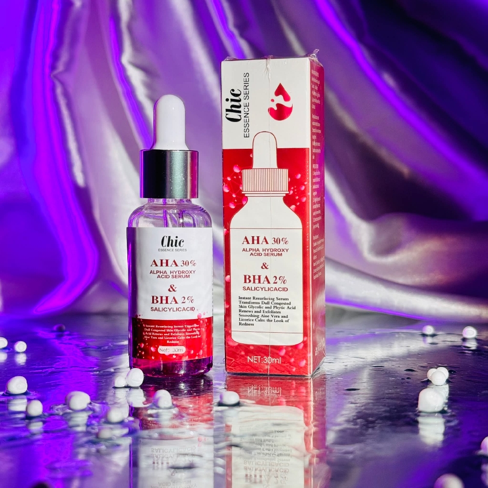 CHIC AHA BHA SERUM (30ML) MADE IN CHINA 🇨🇳 🥀