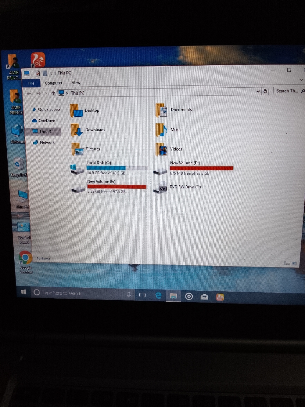 Laptop hp Core i5 4/ 240 memory Good condition