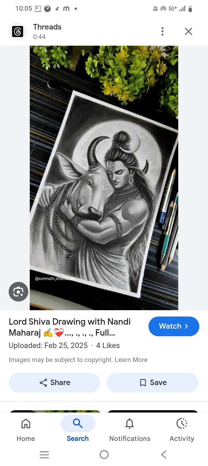 Mhadev drawing