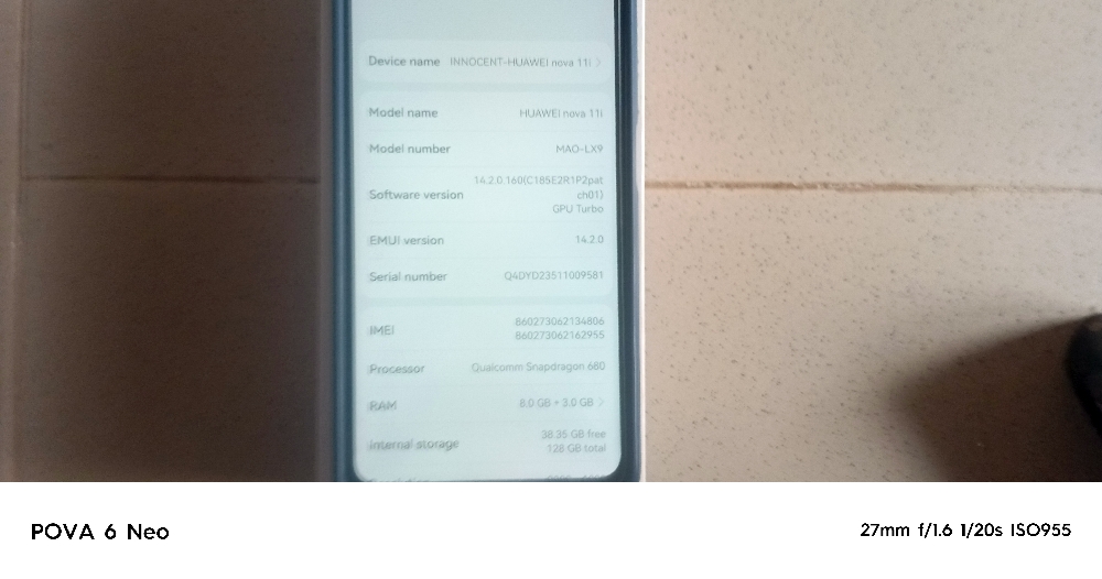 Huawei nova 11i slightly use phone no fault.