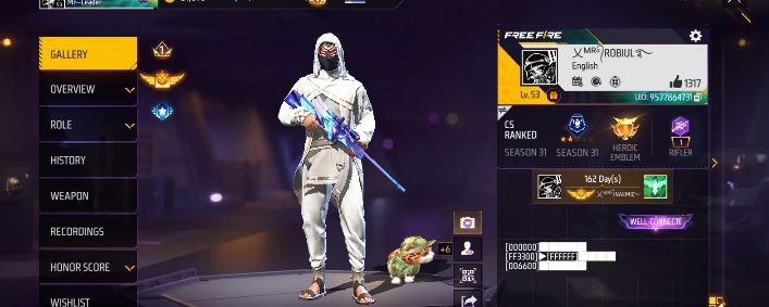 Free fire id sell