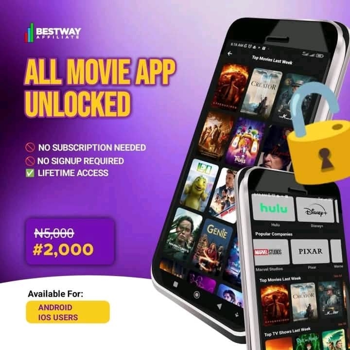 Unlock the ALL MOVIE APP! Watch your favorite movies Hassle-free,
