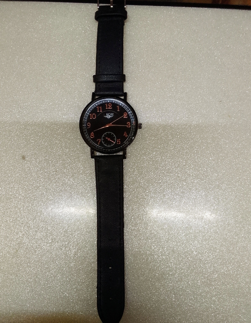 Watch name : IGI Boys watch Colour : Black Belt