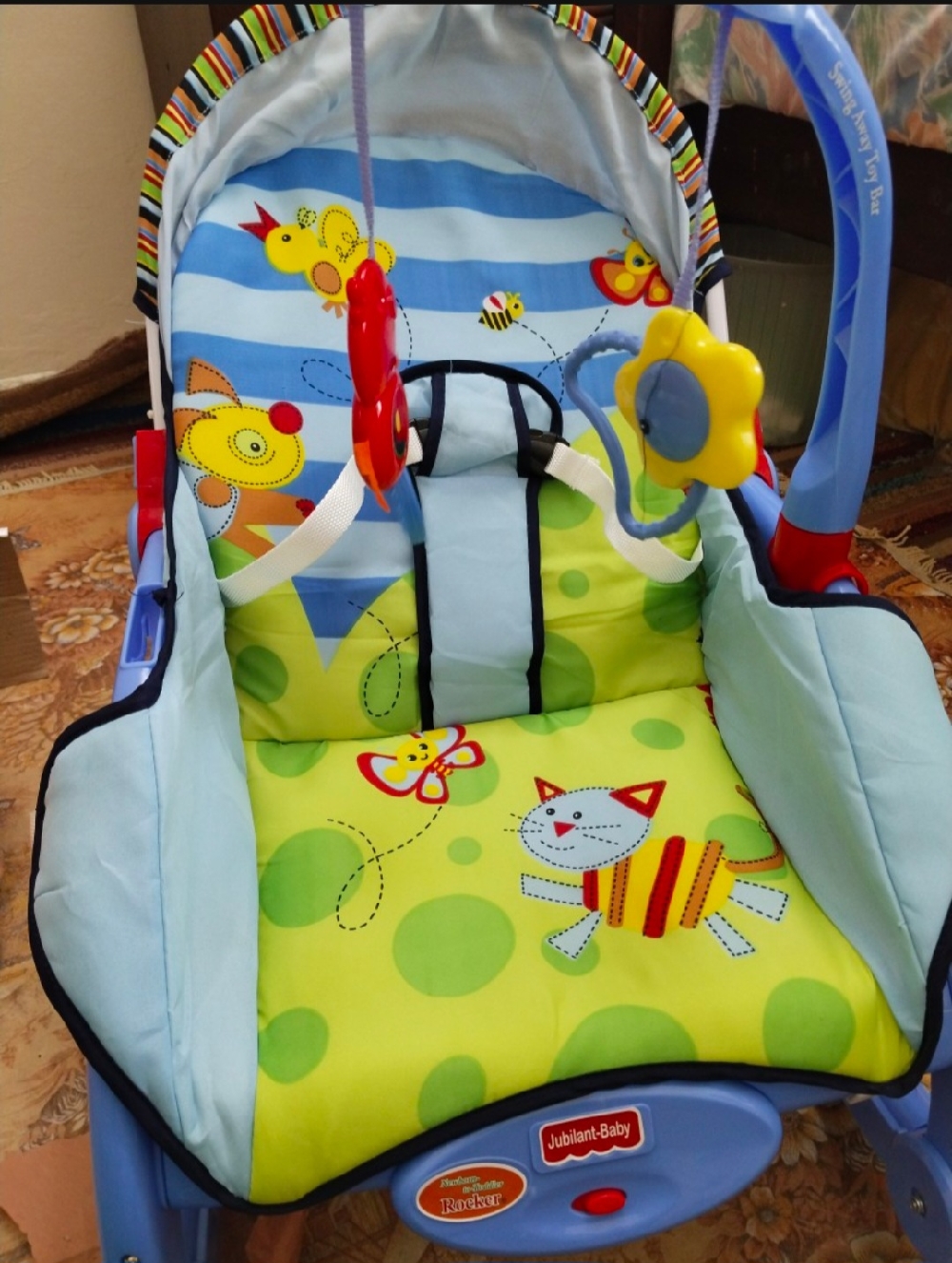 Brand new baby bouncer + easy chair. Perfect size seat.