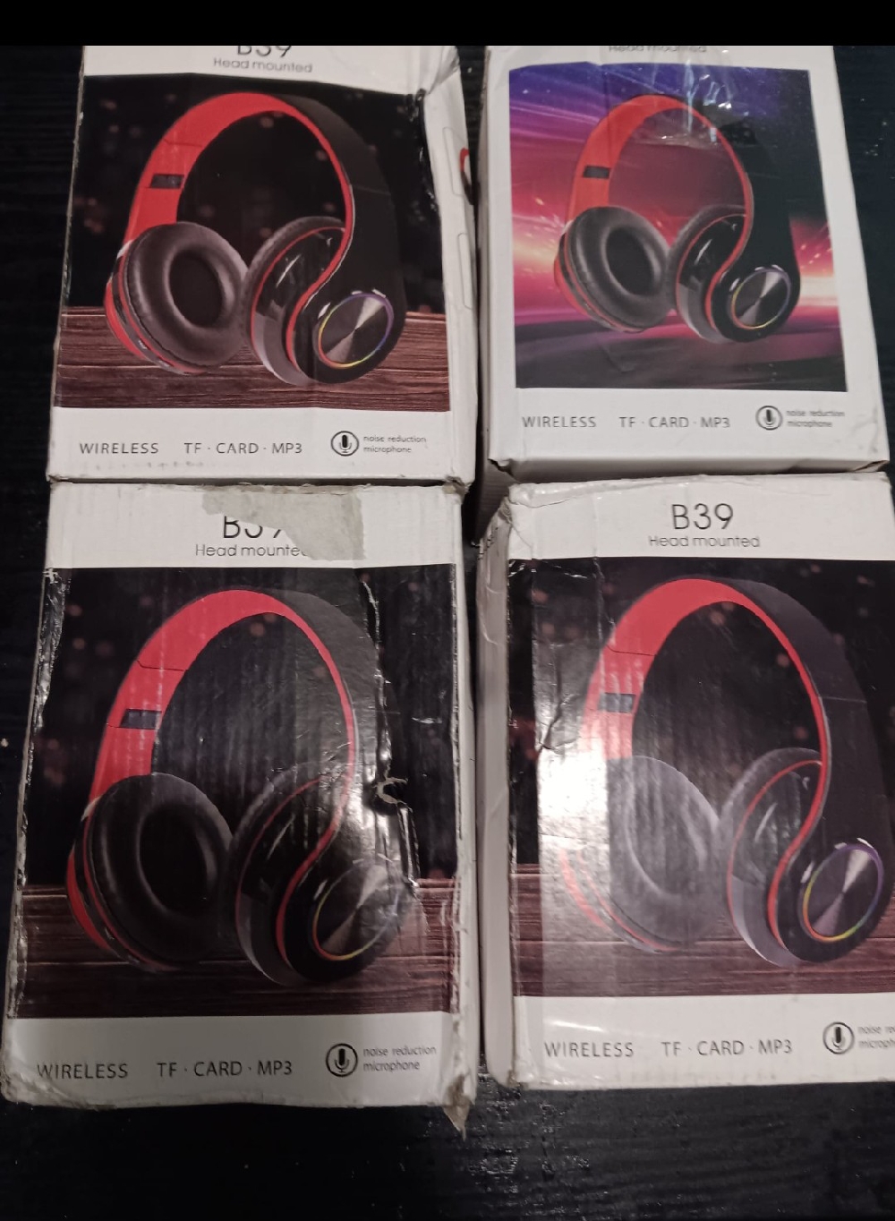 B39 WIRELESS BLUETOOTH RECHARGEABLE HEADPHONES WITH GREAT QUALITY SOUND EXCELLENT