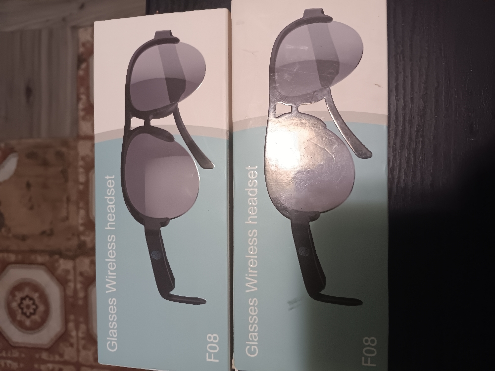 F-08 WIRELESS MULTIFUNCTIONAL RECHARGEABLE BLUETOOTH SMART SUNGLASSES WITH VOICE COMMAND