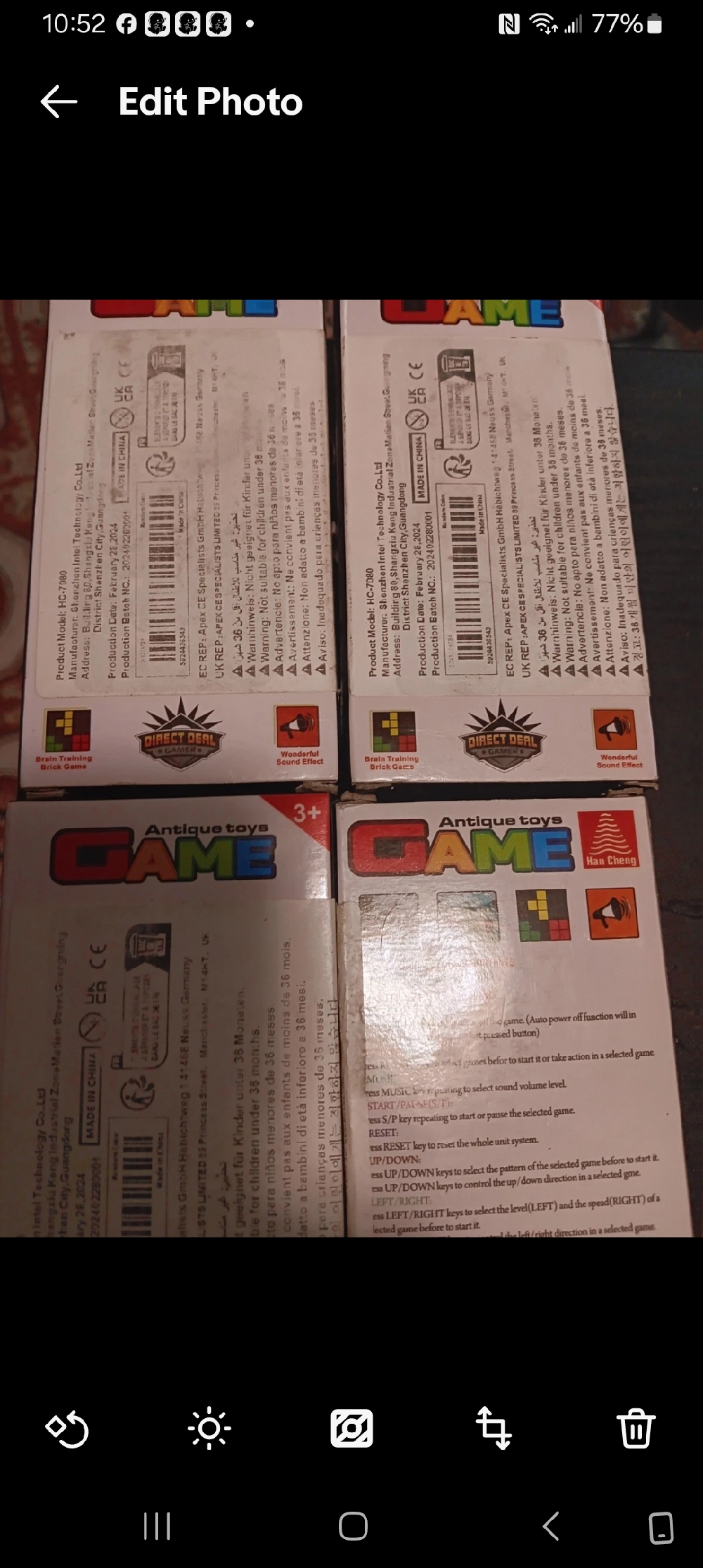 ANTIQUE TOYS BRICK GAMES AVAILABLE IN BLUE NON RECHARGEABLE PLAY