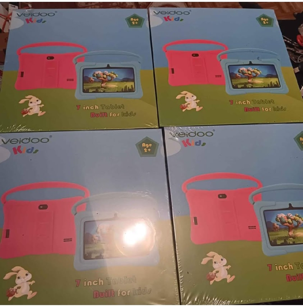VEIDOO 7INCH BLUETOOTH PORTABLE RECHARGEABLE FRONT AND BACK CAMERAS KIDS