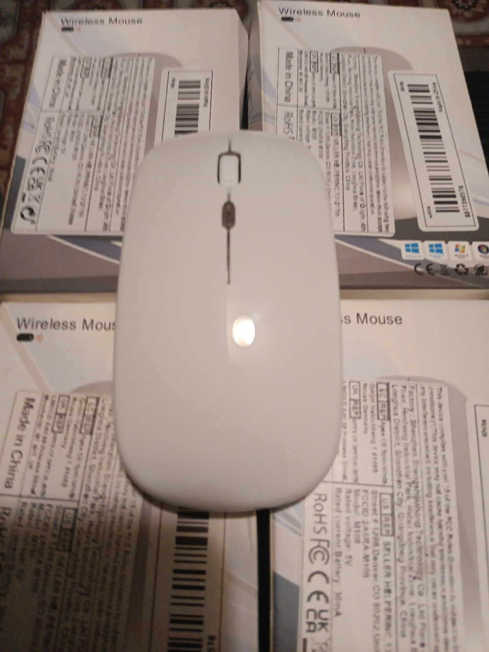 USB NON RECHARGEABLE WIRELESS BLUETOOTH MOUSE (EACH) FREE DELIVERY IN