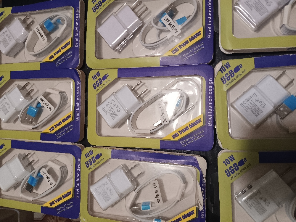 10W USB FAST SPEED CHARGERS AVAILABLE FOR IPHONE ANDROID TYPE