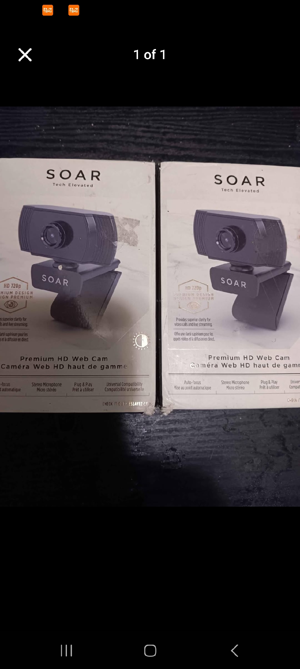 SOAR 720P ULTRA PREMIUM WEB CAMERA WITH BUILT-IN MICROPHONE FREE