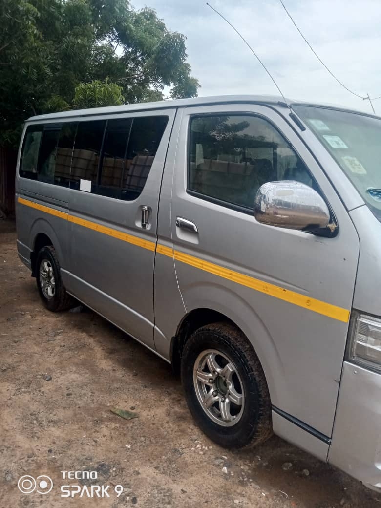Fairly used Toyota hiace stanbic very neat and fresh looking